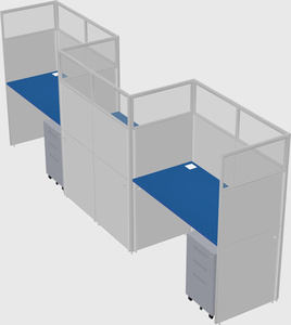 Rectangular cubicles