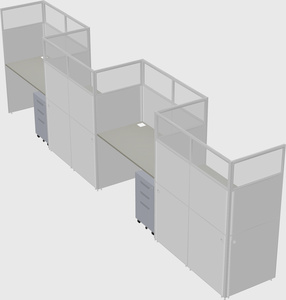 Rectangular cubicles