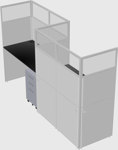 Rectangular cubicles