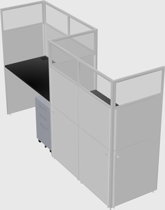 Rectangular cubicles