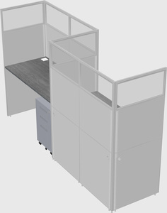 Rectangular cubicles
