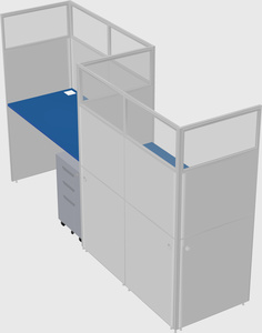 Rectangular cubicles