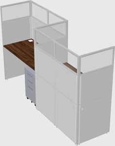 Rectangular cubicles