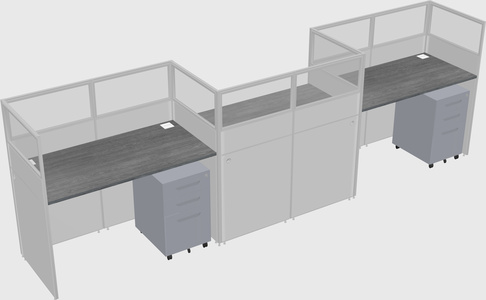 Rectangular cubicles