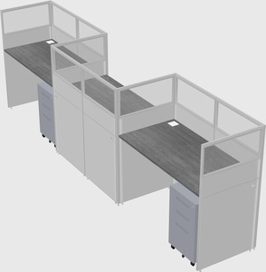 Rectangular cubicles