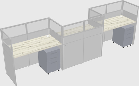 Rectangular cubicles