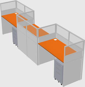 Rectangular cubicles