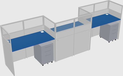 Rectangular cubicles
