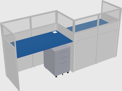 Rectangular cubicles