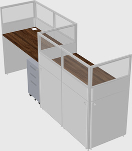 Rectangular cubicles