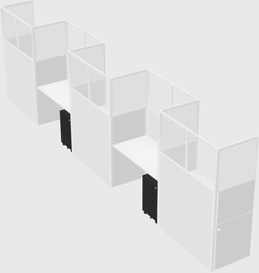 Rectangular cubicles