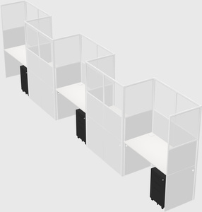Rectangular cubicles