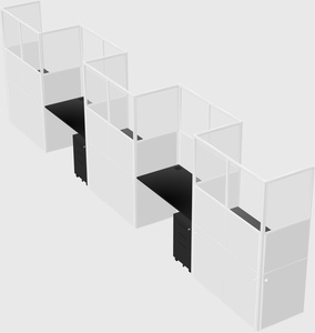 Rectangular cubicles