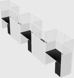 Rectangular cubicles