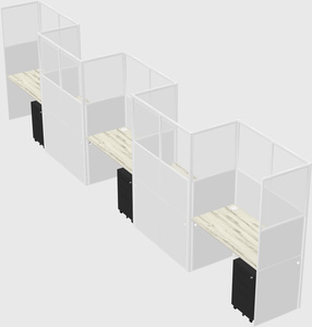 Rectangular cubicles