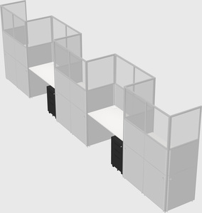 Rectangular cubicles