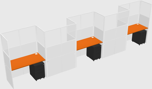 Rectangular cubicles