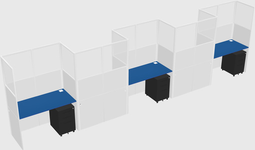 Rectangular cubicles