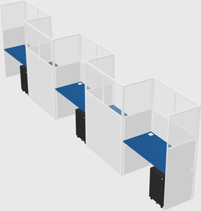Rectangular cubicles