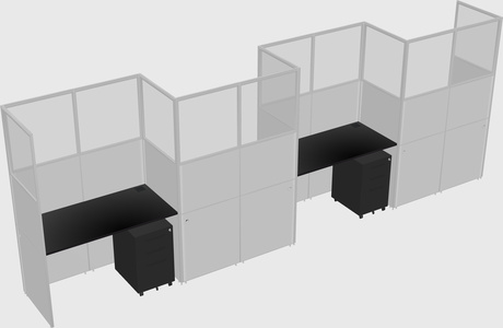 Rectangular cubicles