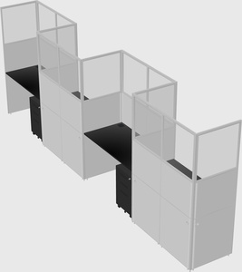 Rectangular cubicles