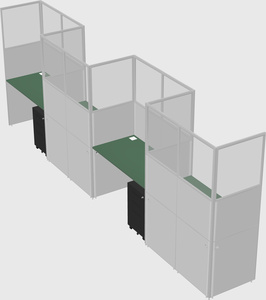 Rectangular cubicles
