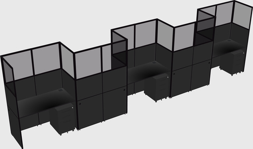 Rectangular cubicles