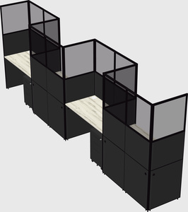 Rectangular cubicles
