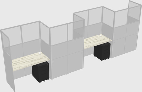 Rectangular cubicles
