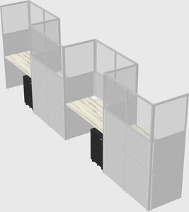 Rectangular cubicles