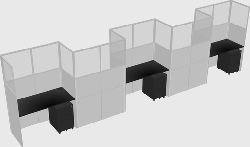 Rectangular cubicles