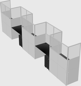 Rectangular cubicles