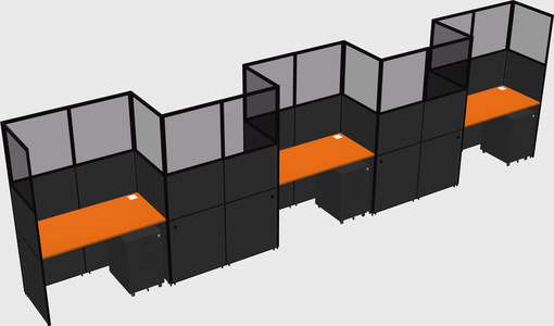Rectangular cubicles