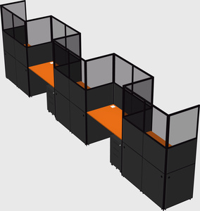Rectangular cubicles
