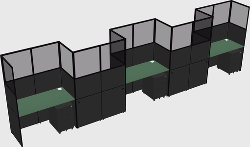 Rectangular cubicles