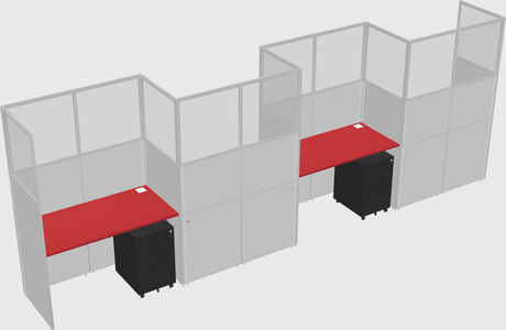 Rectangular cubicles
