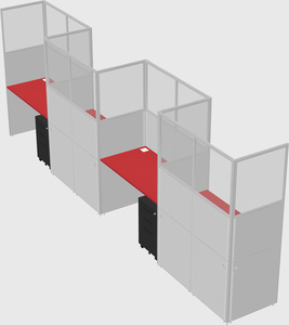 Rectangular cubicles