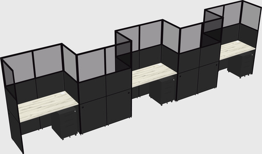 Rectangular cubicles