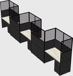 Rectangular cubicles
