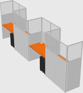 Rectangular cubicles