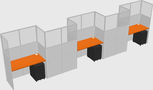 Rectangular cubicles