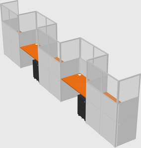 Rectangular cubicles