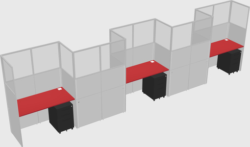 Rectangular cubicles