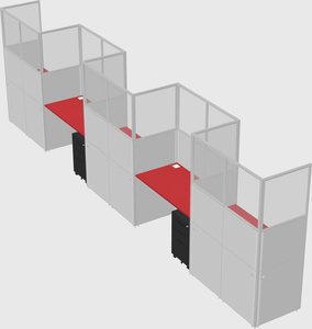 Rectangular cubicles