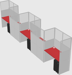 Rectangular cubicles