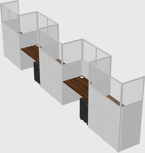 Rectangular cubicles