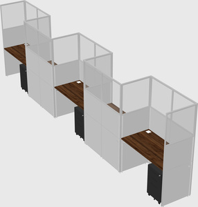 Rectangular cubicles