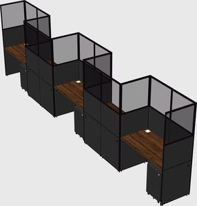 Rectangular cubicles