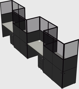 Rectangular cubicles