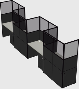 Rectangular cubicles